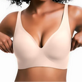 Vivid Bloom V-Neck Wireless Bra - Comfort & Lift for Women (VB)